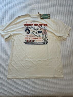 Sendero World Champion Cream Graphic Tee - Short Sleeve XL